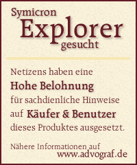Kampagnenbanner: Symicron Explorer gesucht